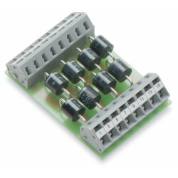 WAGO Bauteilmodul mit Diode mit 8 Stück Diode P600B...