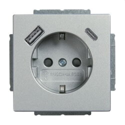 Busch-Jaeger SCHUKO-Steckdose 20 EUCB2USBAC-83 A+C