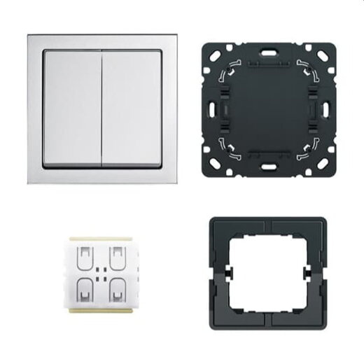 Busch-Jaeger Switch 6716 UJ-83 FoH Komplett-Set