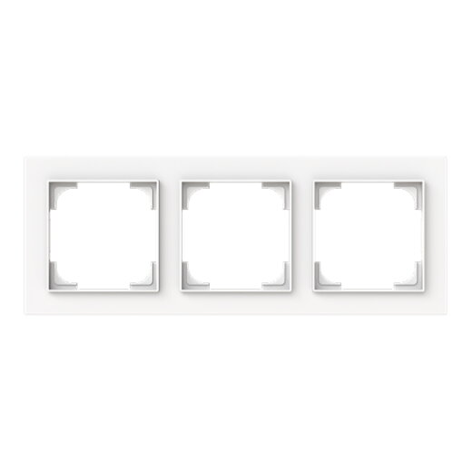 Busch-Jaeger Rahmen 1723-44M 3-f.