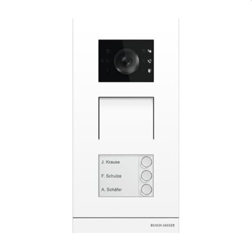 Busch-Jaeger Video-Türstation H81381P3-W-03 Video 3-f.