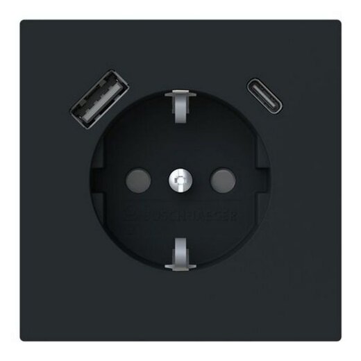 Busch-Jaeger SCHUKO-Steckdose 20 EUCB2USBAC-45M USB-A+C Safety+