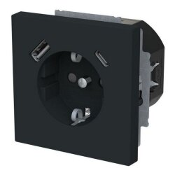 Busch-Jaeger SCHUKO-Steckdose 20 EUCB2USBAC-45M USB-A+C Safety+