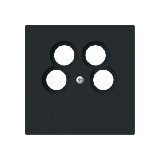 Busch-Jaeger Zentralscheibe 1743/10-04-45M f. Antennendosen 4-fach