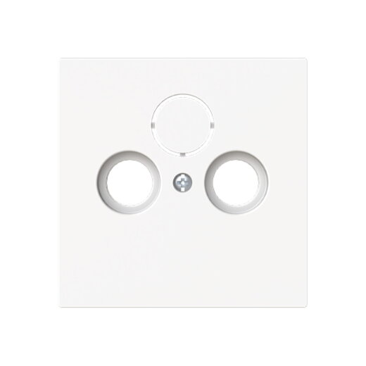 Busch-Jaeger Zentralscheibe 1743-44M f. Antennensteckdose 2/3-f.