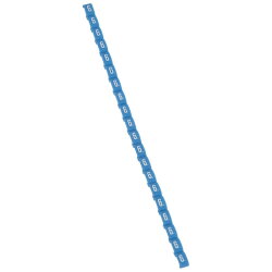Legrand Etikett 038406 DUPLIX blau "6"