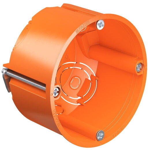 Kaiser Hohlwand-Gerätedose O-range D: 68mm T: 48mm orange Objektver 9063-32