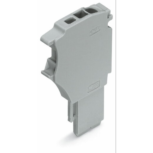 WAGO 1-Leiter-Federleisten-Anfangsmodul Push-in CAGE CLAMP® 1,5 mm? grau 2020-161