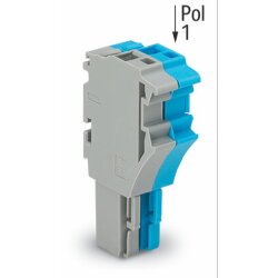 WAGO 1-Leiter-Federleiste Push-in CAGE CLAMP® 4 mm?...