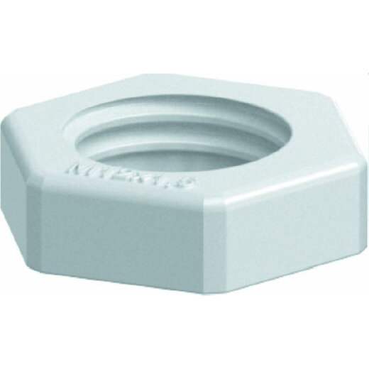 OBO Gegenmutter 116 M M12 PS lichtgrau Polystyrol