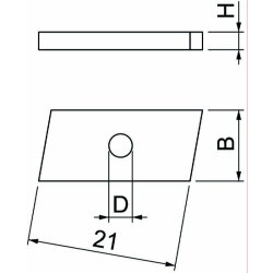 OBO Gleitmutter CL27SN M4 ZL ohne Schraube