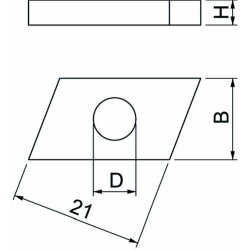 OBO Gleitmutter CL27SN M8 ZL