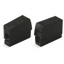 WAGO Leuchtenklemme 224-104 schwarz