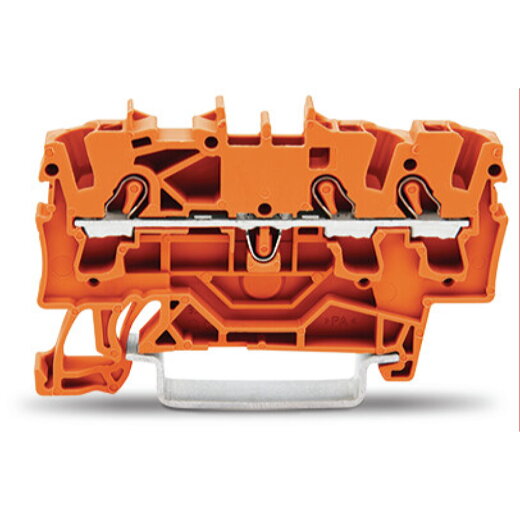 WAGO 3 Leiter Durchgangsklemme 2002-1302 TOPJOB S 2,5qmm orange