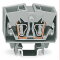 WAGO 4 Leiter Mini Durchgangsklemme 264-721 TS15 2,5qmm grau