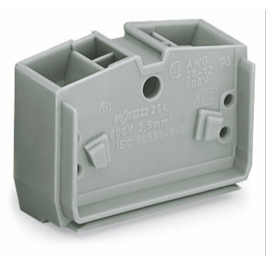 WAGO 4 Leiter Mittelklemme 264-351 0,08-2,5qm grau