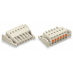 WAGO Federleiste mit Verriegelungsklinken 2polig...