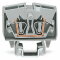 WAGO 2 Leiter Mini Durchgangsklemme 264-701 2,5qmm grau