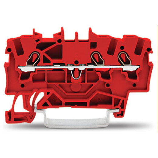 WAGO 3 Leiter Durchgangklemme 2001-1303 TOPJOB S rot 1,5qmm