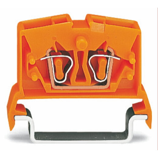WAGO 2 Leiter Mini Durchgangsklemme 264-716 orange