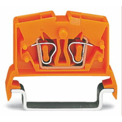 WAGO 2 Leiter Mini Durchgangsklemme 264-716 orange