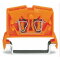 WAGO 2 Leiter Mini Durchgangsklemme 264-716 orange