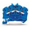 WAGO 4 Leiter Durchgangsklemme 2002-6404 TOBJOB 2,5 (4)mm blau