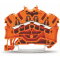 WAGO 4 Leiter Durchgangsklemme 2002-6402 TOBJOB 2,5 (4)mm orange