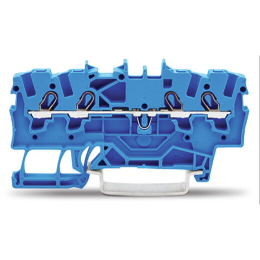 WAGO 4 Leiter Durchgangsklemme 2001-1404 TOPJOB S blau 1,5qmm