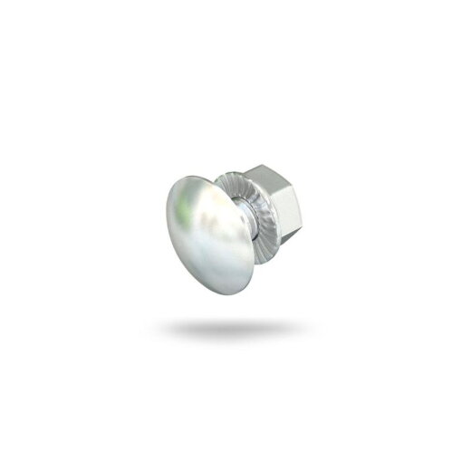 OBO Flachrundschraube FRSB 6X12 VA4301 m Mutter Edelstahl