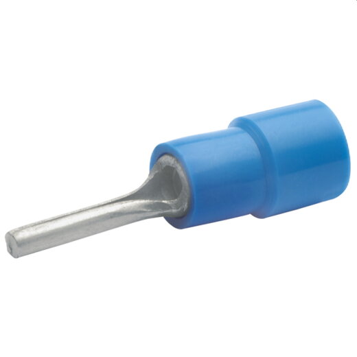 Klauke Stiftkabelschuh verzinnt isoliert 710L  1,5-2,5mm L16mm blau 710L