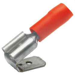 Klauke Flachsteckhülse 6,3x0,8mm 0,5-1qmm isolie. VZ...