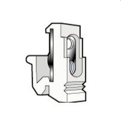 Legrand Adapter Fixocab f.G-Profilschiene f.Schrauben M4