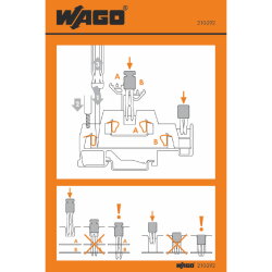 WAGO Handhabungsaufkleber für Doppel- und...