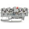 WAGO Bauelementklemme 4 Leiter LED rot grau 2001-1421/1000-413