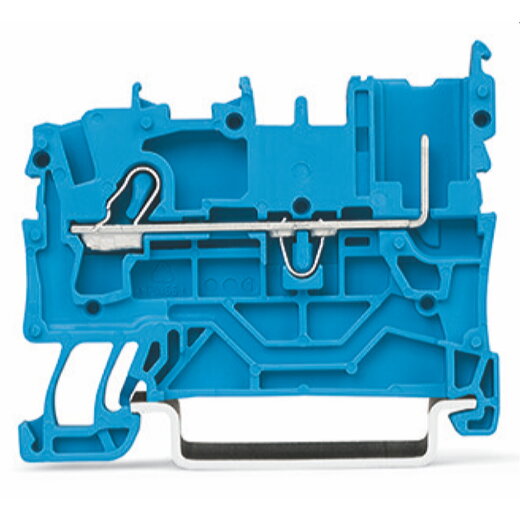WAGO 1-Leiter/1-Pin-Basisklemme 2,5 mm? für Anwendungen Ex nA geeignet blau 2022-1204/999-953