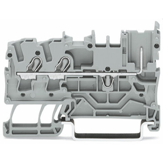 WAGO 2-Leiter/1-Pin-Basisklemme 2,5 mm? für Tragschiene 35 x 15 und 35 x 7,5 blau 2022-1304