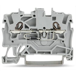 WAGO Bauelementklemme 2 Leiter mit Diode 1N4007 grau...