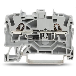 WAGO Bauelementklemme 2 Leiter mit Diode 1N4007 grau...