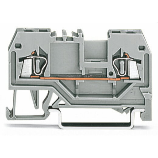 WAGO 2-Leiter-Durchgangsklemme 1,5 mm? mittige Beschriftung schwarz 279-905