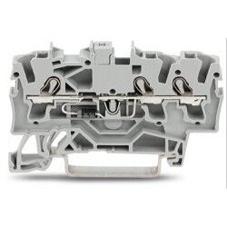 WAGO Bauelementklemme 3 Leiter mit Diode 1N4007 grau...