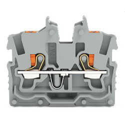 WAGO 2-Leiter-Mini-Durchgangsklemme mit Drücker 1...