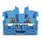 WAGO 2-Leiter-Mini-Durchgangsklemme mit Drücker 1 mm? blau 2250-304