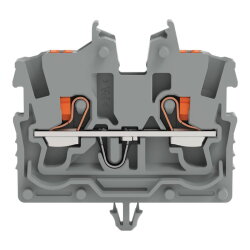 WAGO 2-Leiter-Mini-Durchgangsklemme mit Drücker 1...