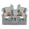WAGO 2-Leiter-Mini-Durchgangsklemme mit Drücker 1 mm? grau 2250-321