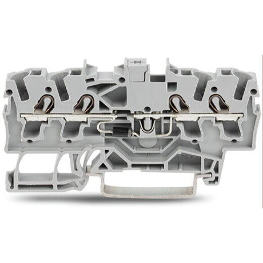 WAGO Bauelementklemme 4 Leiter mit Diode 1N4007 grau 2002-1411/1000-410