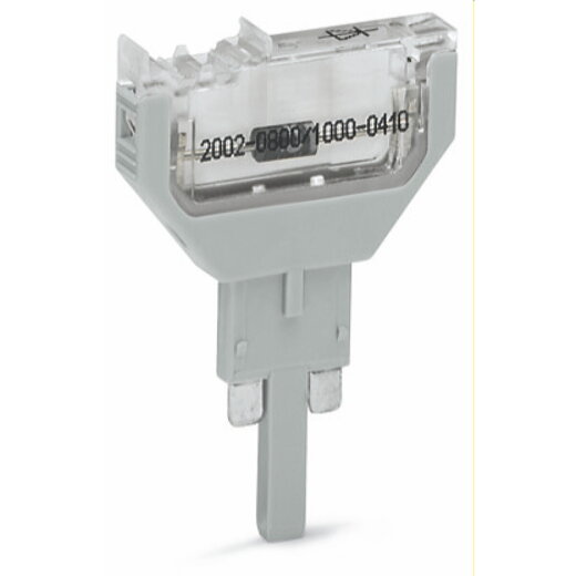 WAGO Bauelementestecker für Basisklemmen 2-polig grau 2002-800/1000-410