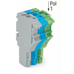 WAGO 1-Leiter-Federleiste Push-in CAGE CLAMP® 4 mm?...