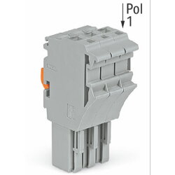WAGO 1-Leiter-Federleiste Push-in CAGE CLAMP® 4 mm?...