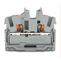 WAGO 2-Leiter-Mini-Durchgangsklemme mit Drücker 2,5...
